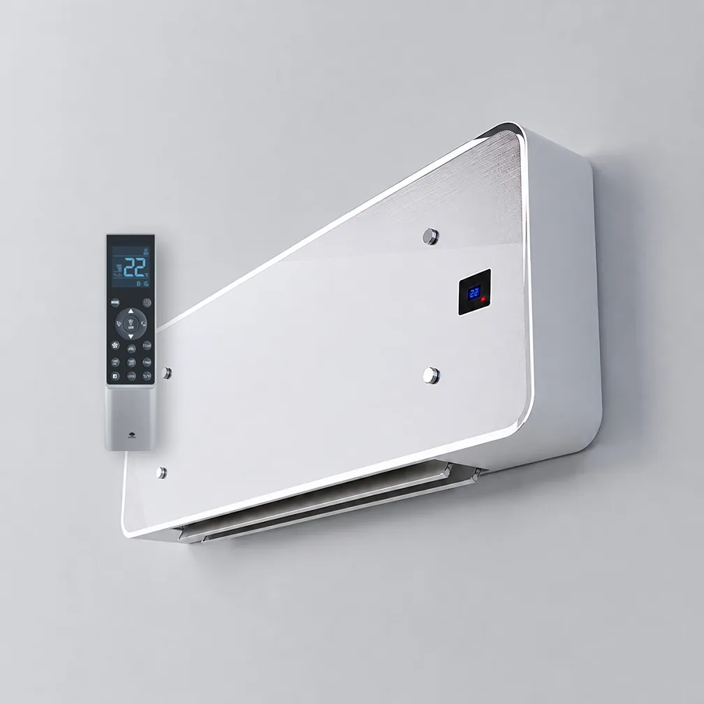 Pilot IR i panel dotykowy klimakonwektora ściennego Mycond Silver Glass Wall, Polska